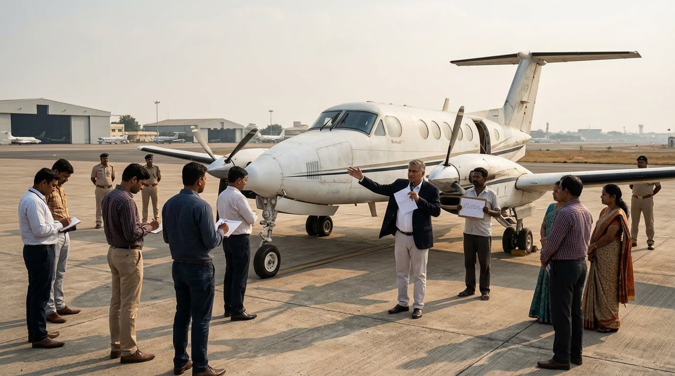 Enforcement Directorate Auctions Aircraft for ₹3 Crore in Falcon Ponzi Scheme Case
