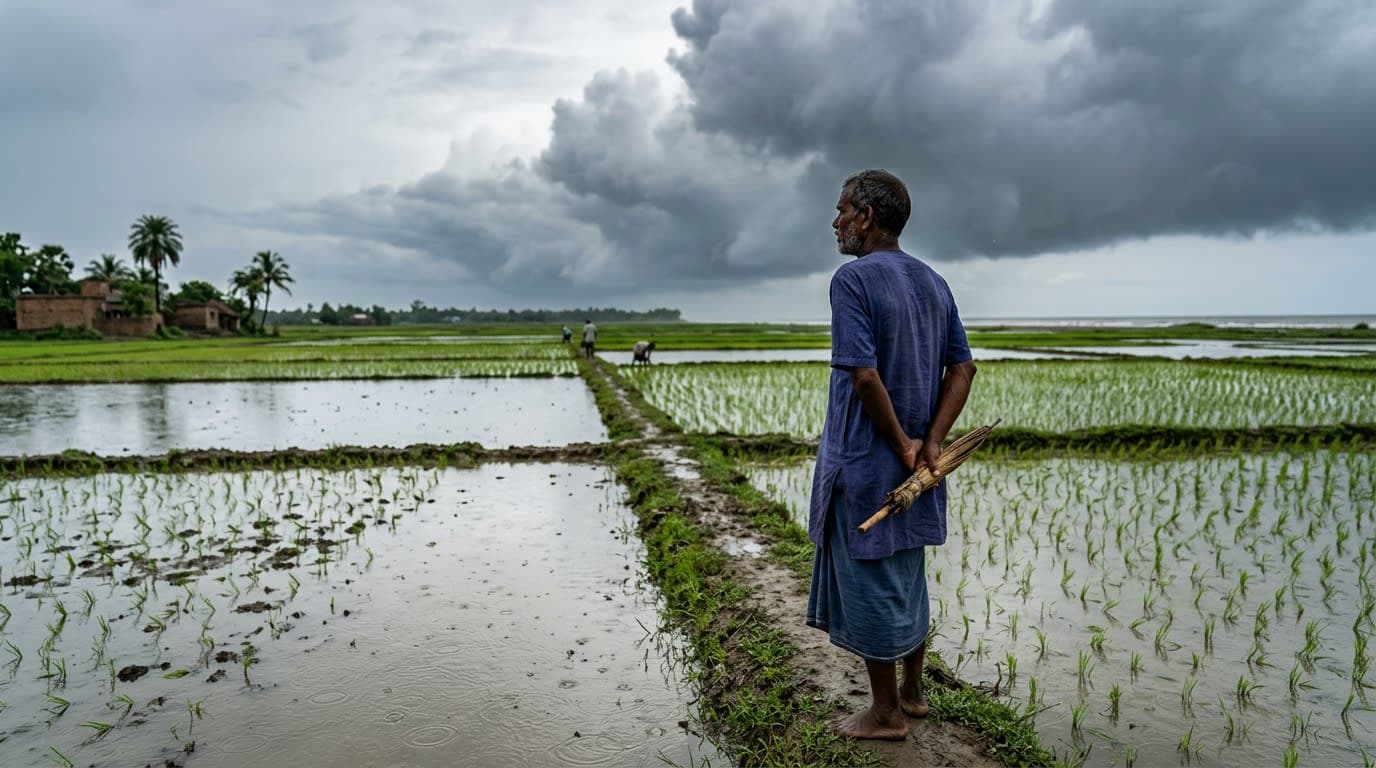Monsoon Revival: Low-Pressure System Over Bay of Bengal Promises Widespread Rain After Delayed Start
