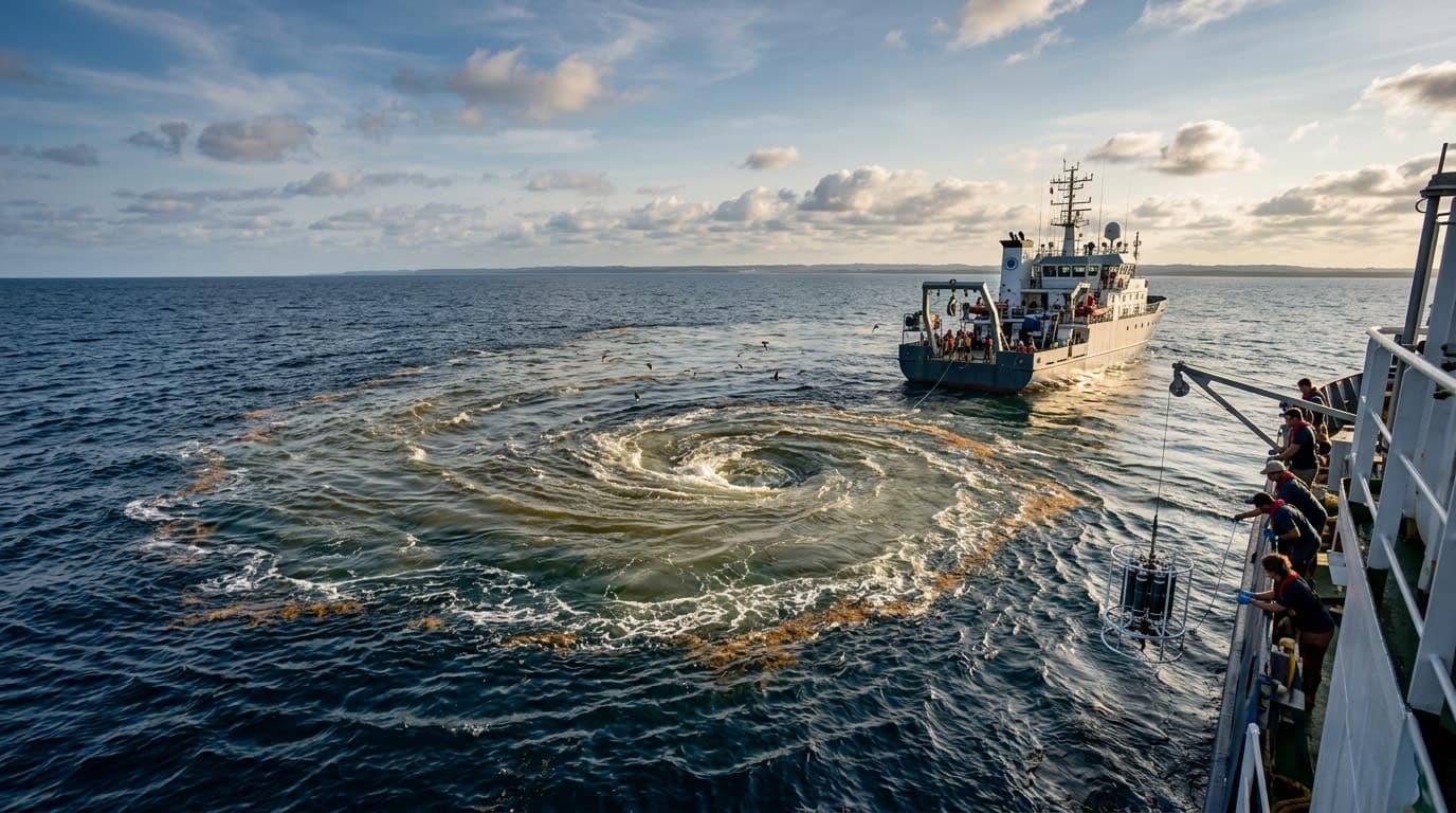 Giant Ocean Whirlpools Distribute Congo River Freshwater Across Atlantic, Study Reveals
